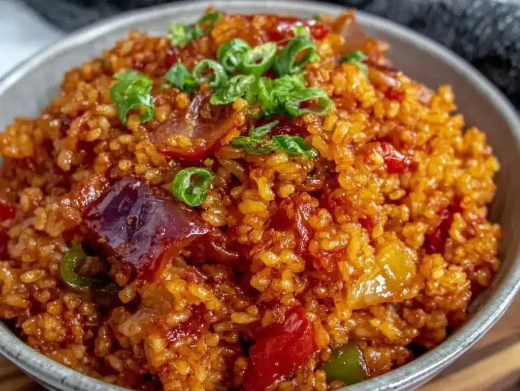 spanish rice with tomatoes - featured image