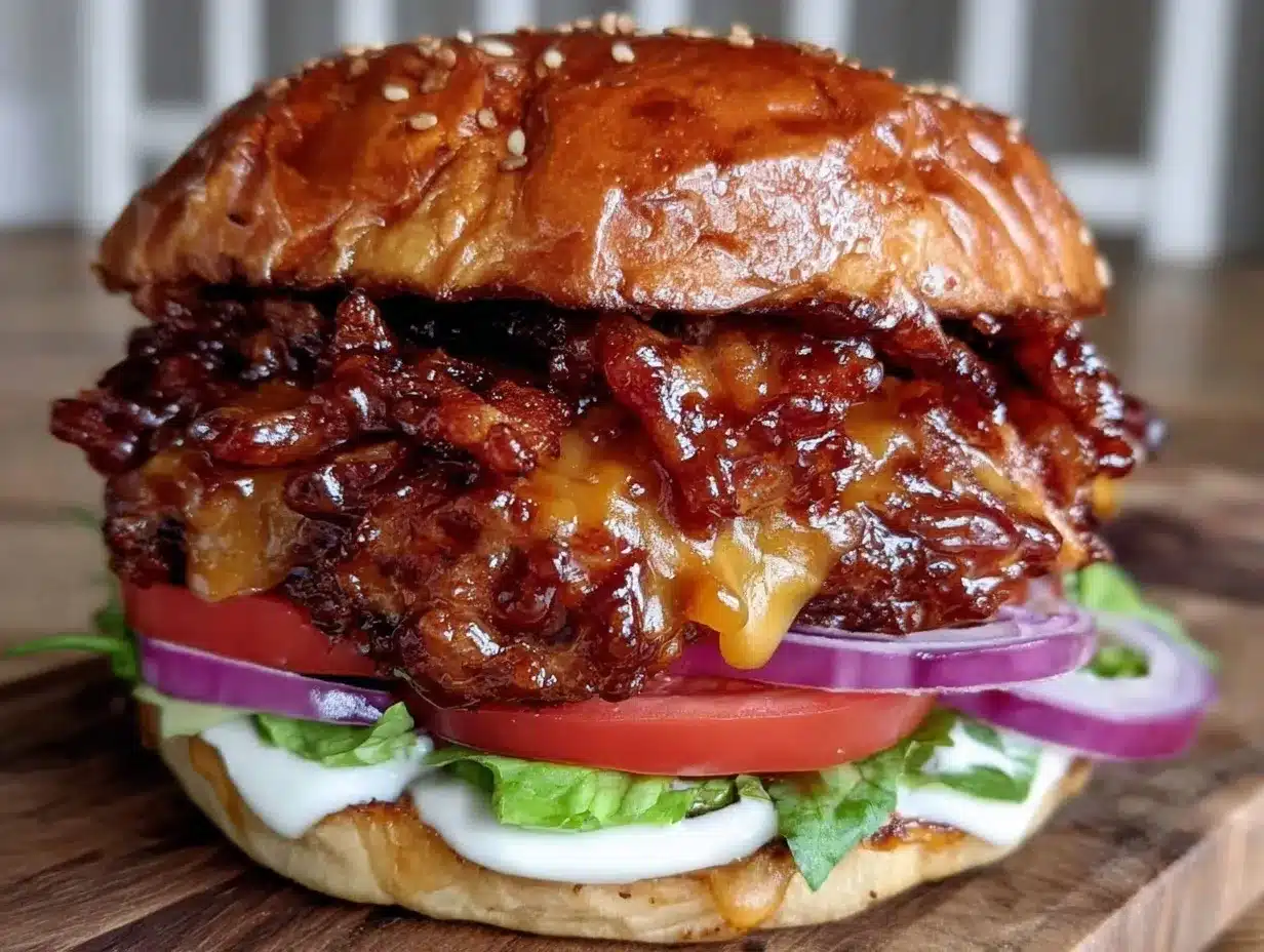 ultimate bacon cheeseburgers preparation steps