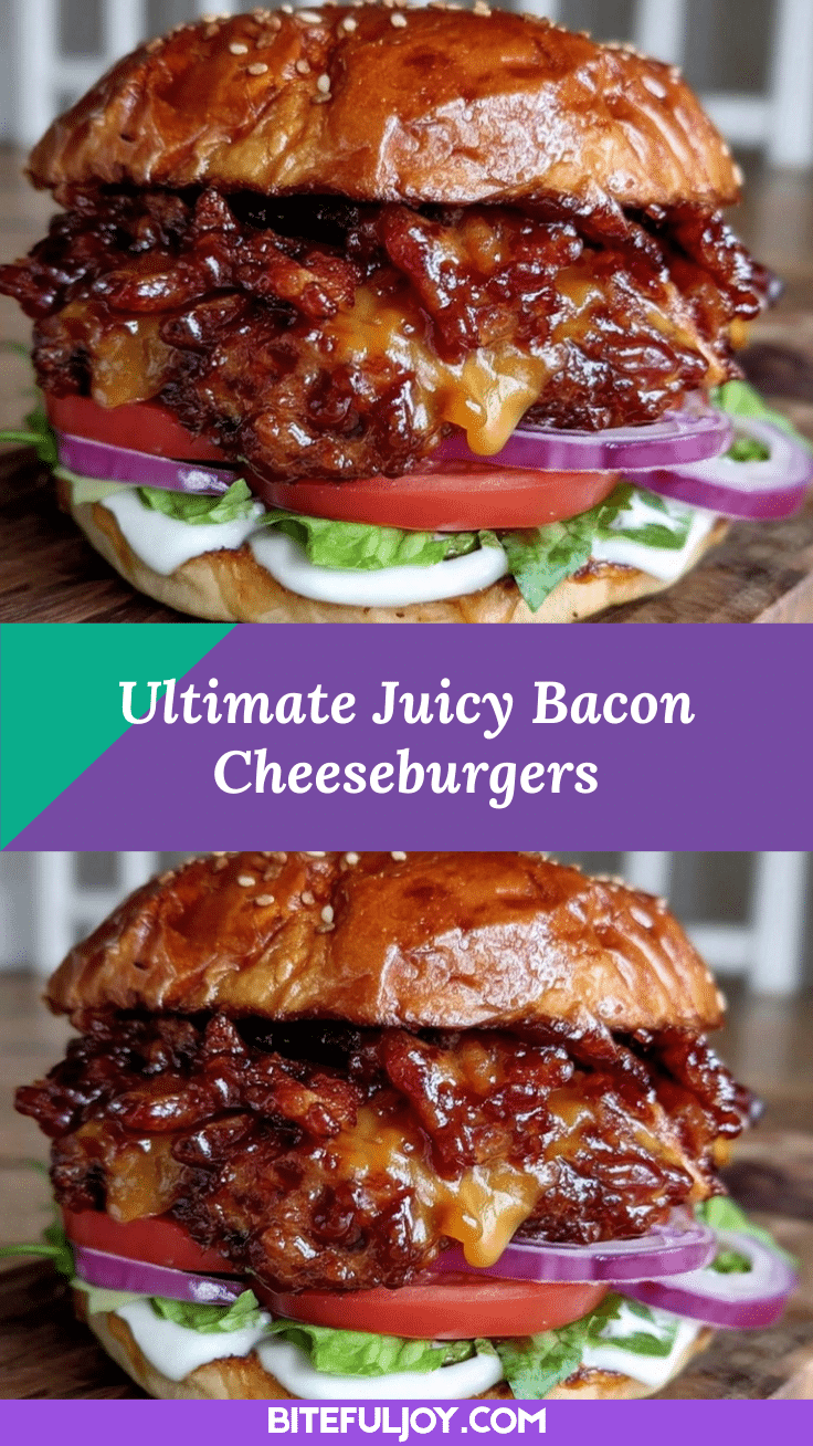 ultimate bacon cheeseburgers recipe