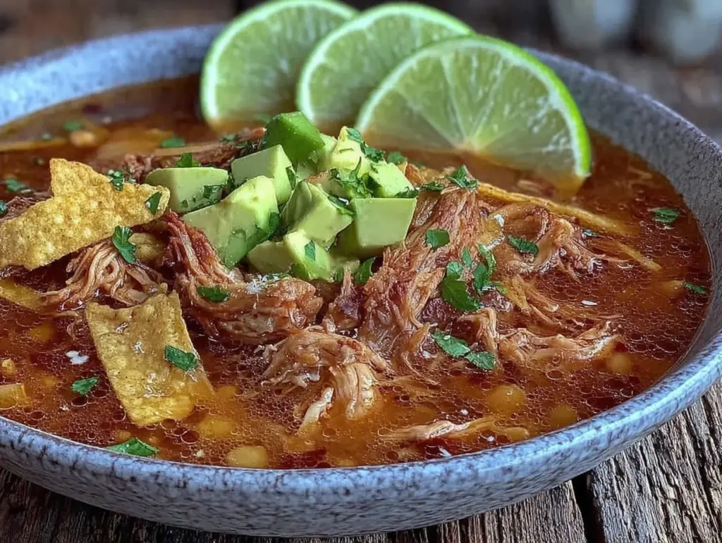 zesty chicken tortilla soup - featured image