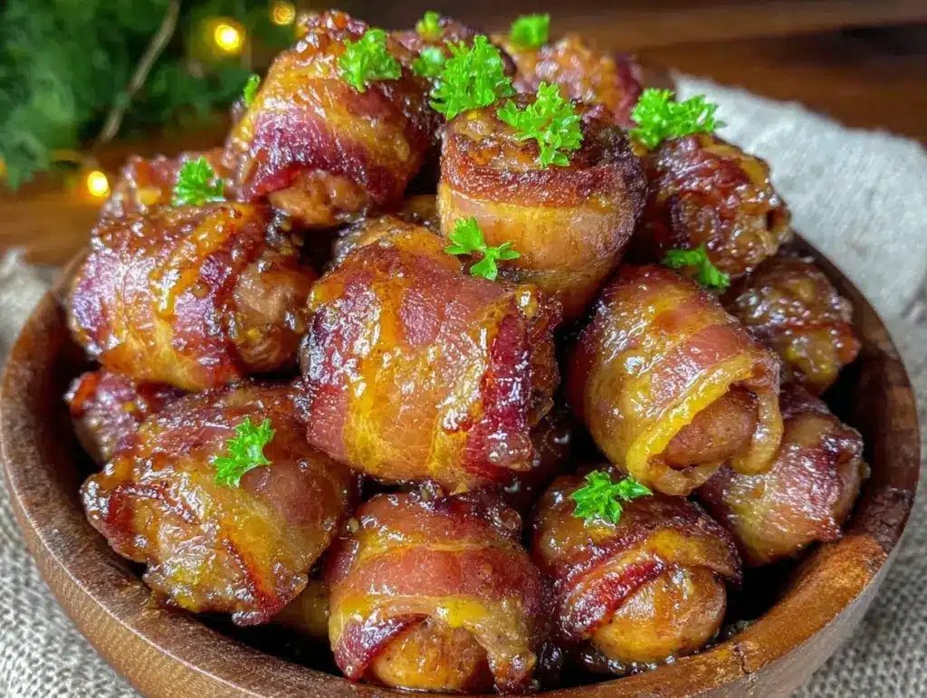 bacon-wrapped little smokies - featured image