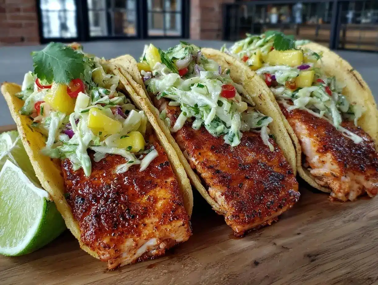 blackened mahi mahi tacos preparation steps