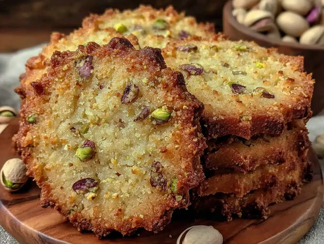 brown butter pistachio shortbread cookies preparation steps