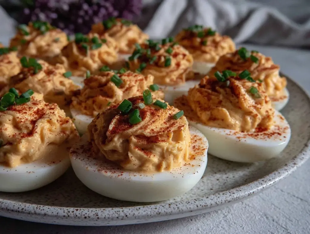 Buffalo Ranch Deviled Eggs - featured image