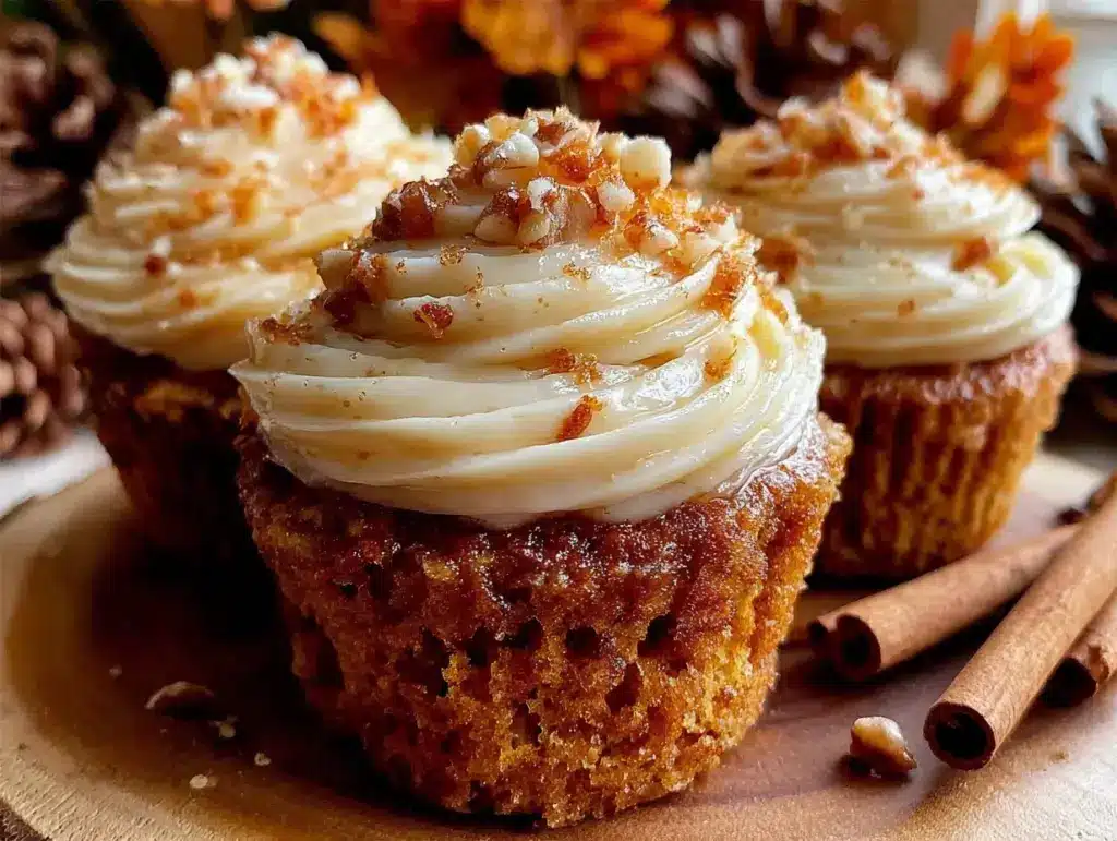 carrot cake cupcakes - featured image
