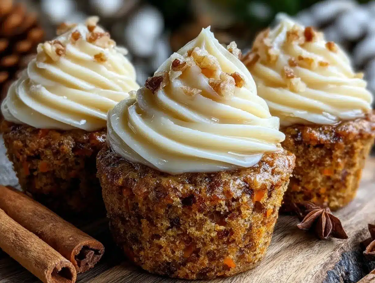 carrot cake cupcakes preparation steps