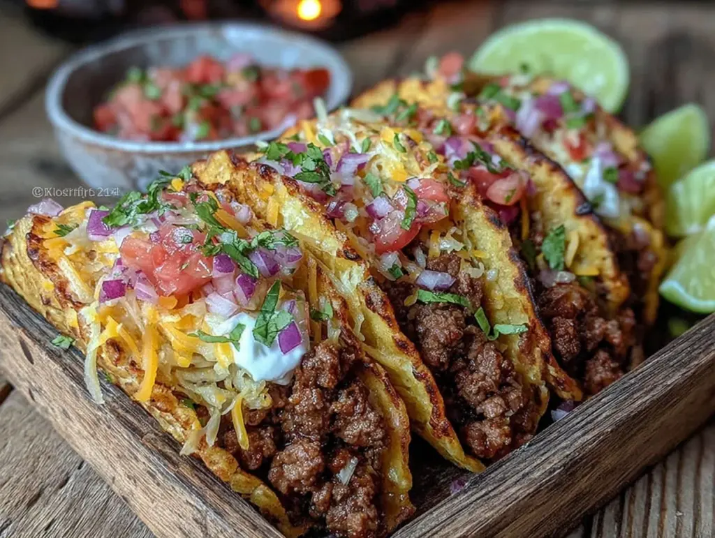 classic beef tacos - featured image
