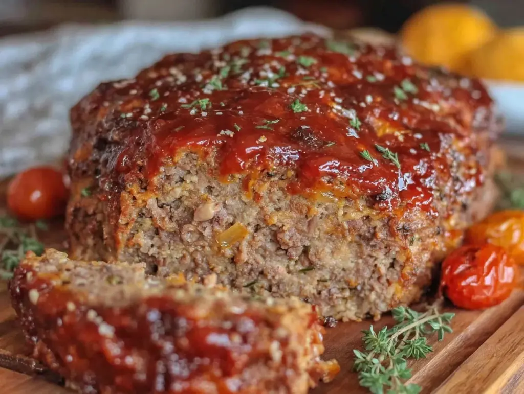 classic homemade meatloaf recipe - featured image