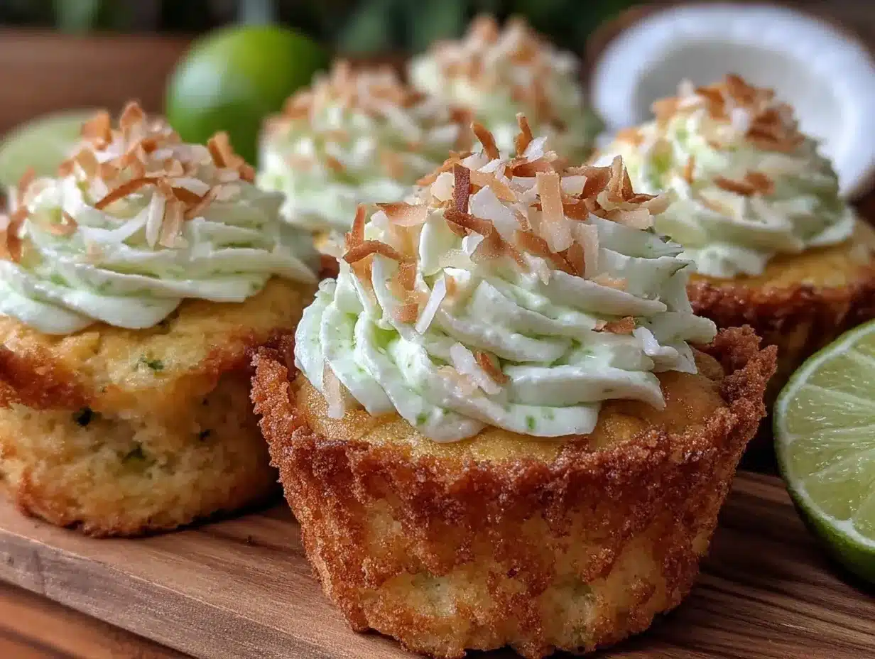 coconut lime cupcakes preparation steps