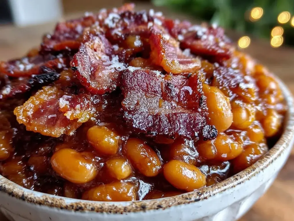 cozy baked beans - featured image