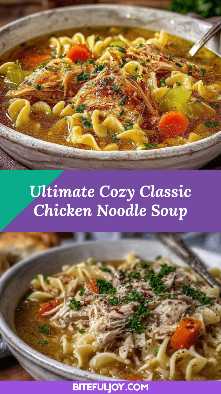cozy classic chicken noodle soup recipe recipe