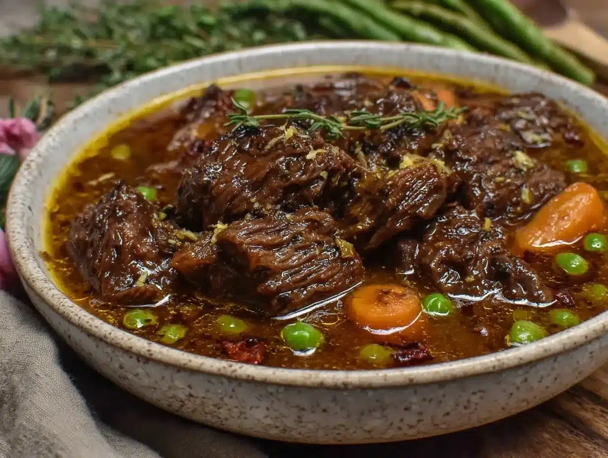 cozy crockpot spring vegetable beef stew preparation steps