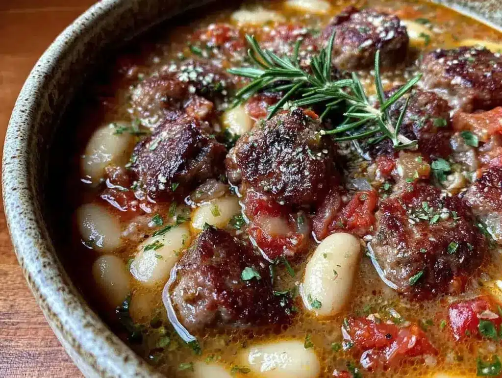 Cozy Crockpot Tuscan White Bean Soup - featured image