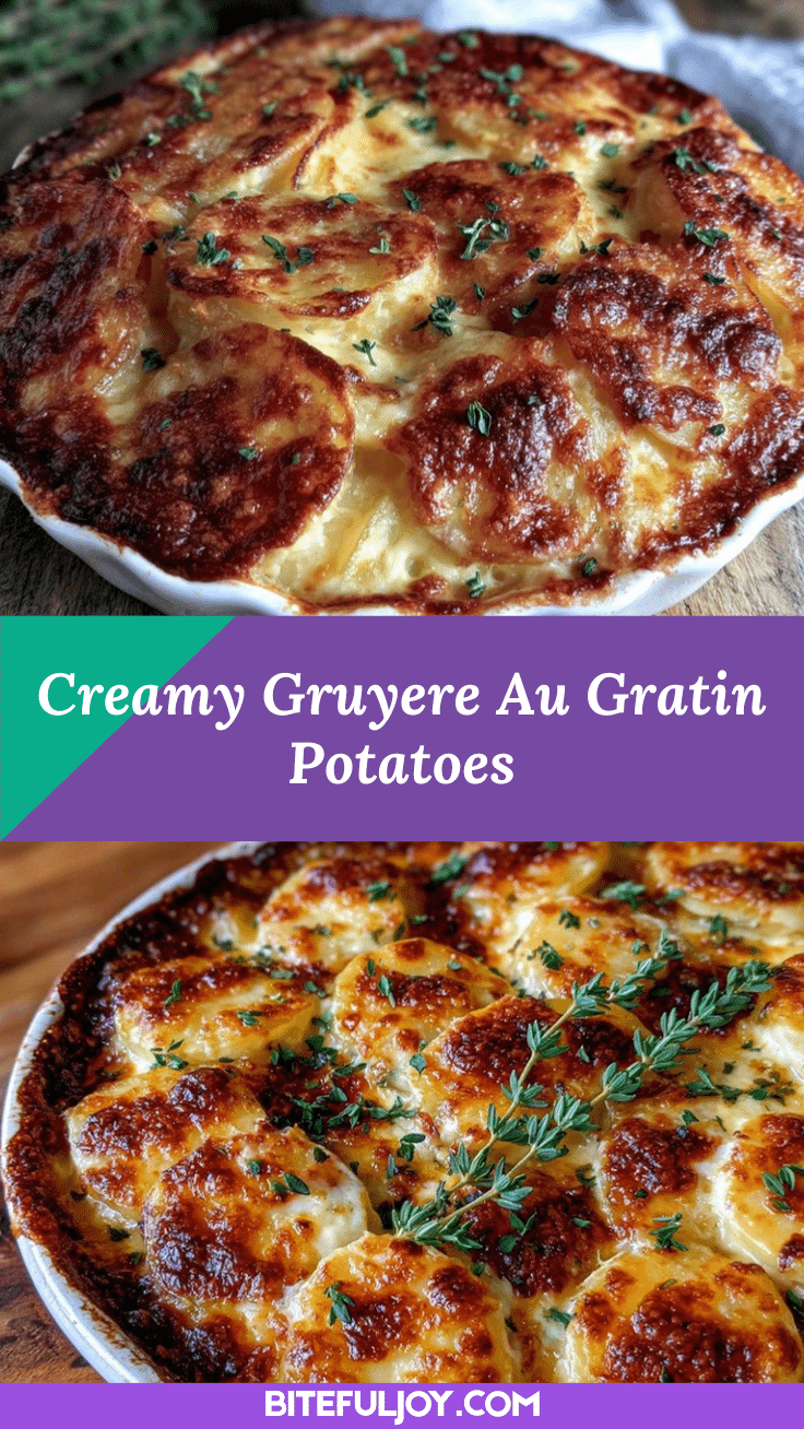 creamy au gratin potatoes with gruyere recipe