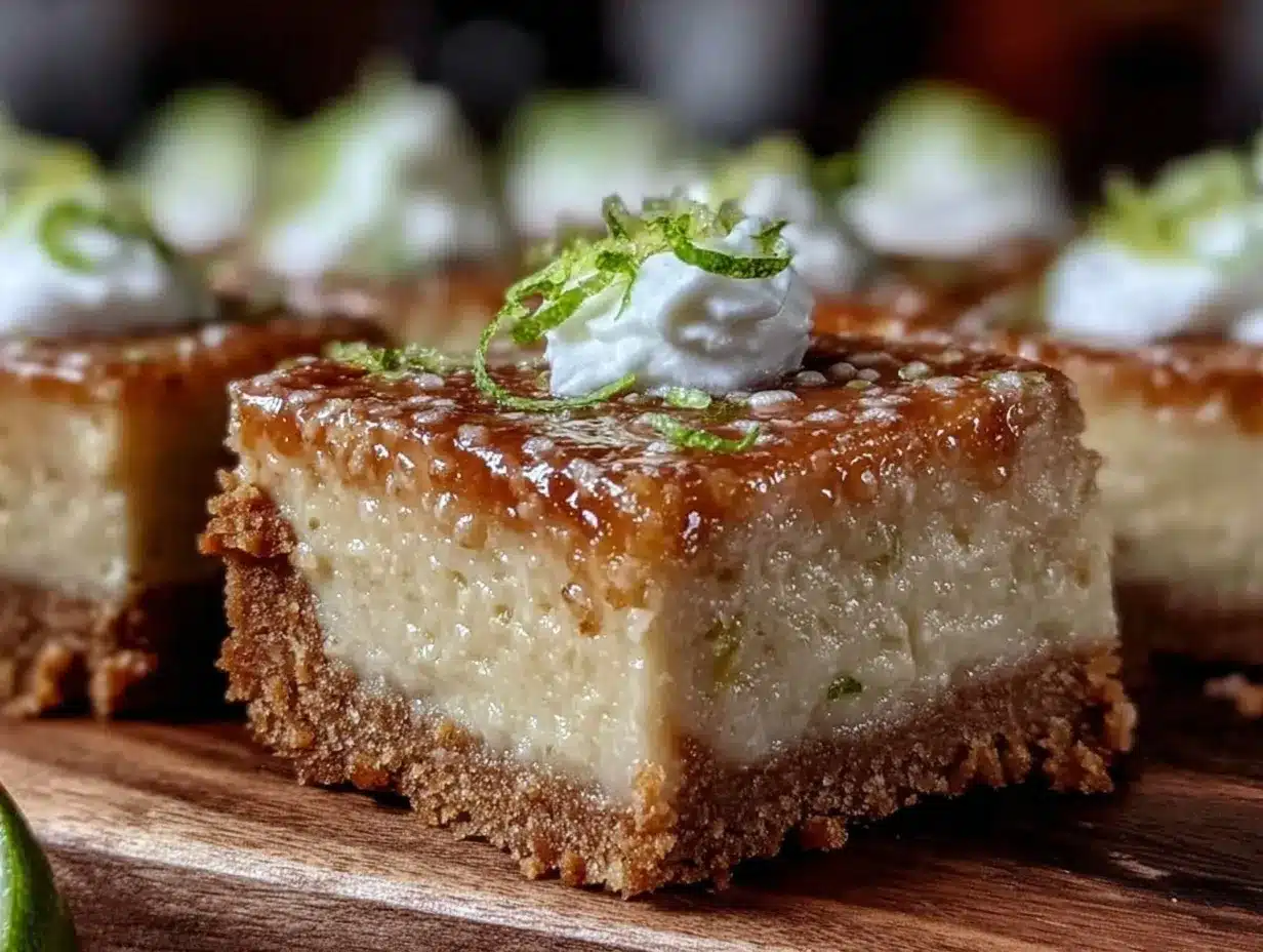 creamy key lime pie bars preparation steps
