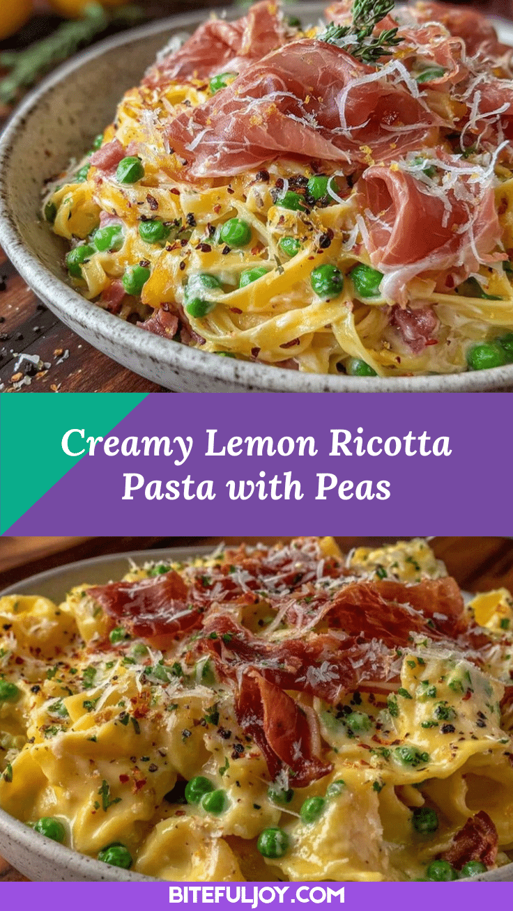 creamy lemon ricotta pasta recipe