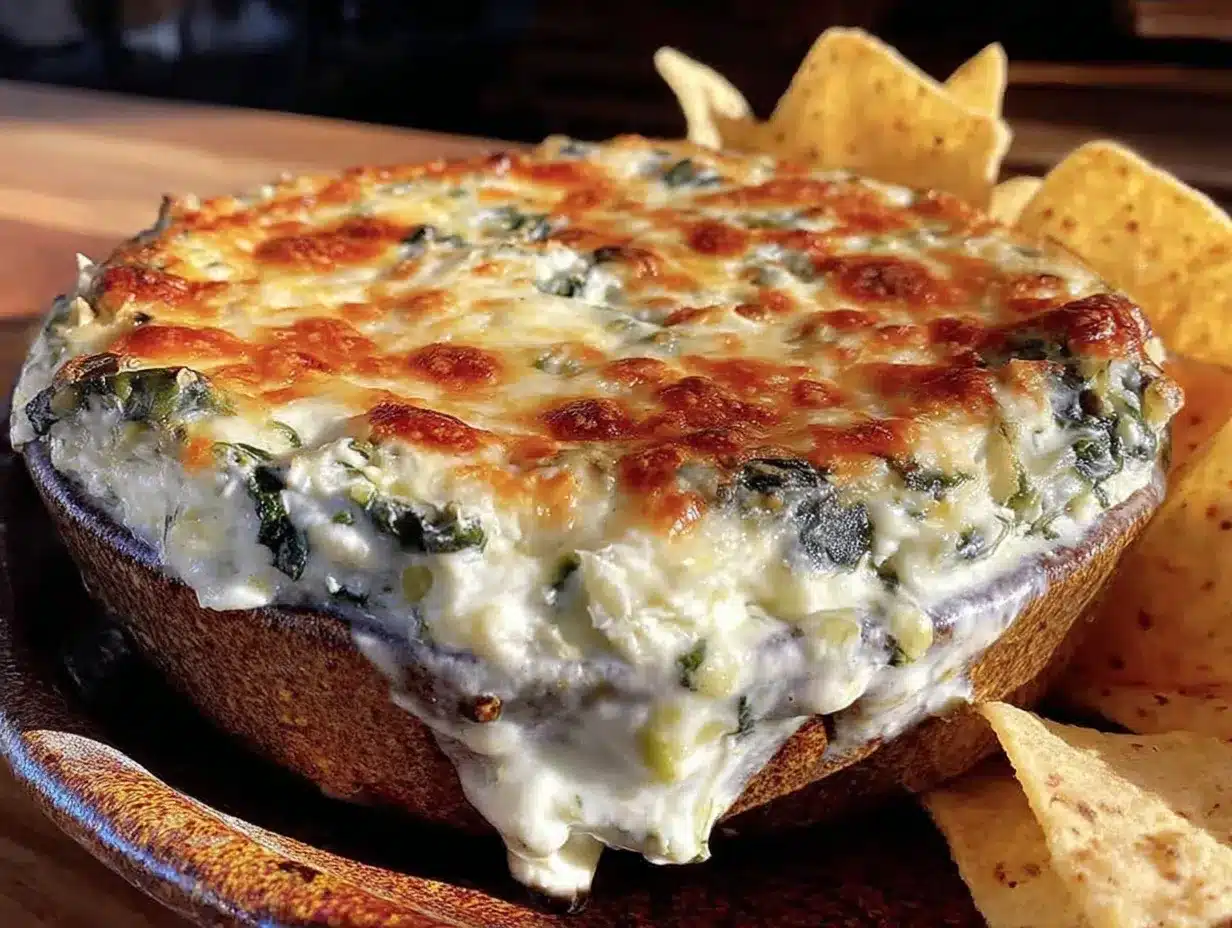 creamy spinach artichoke dip preparation steps