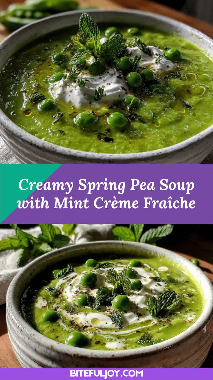 creamy spring pea soup recipe