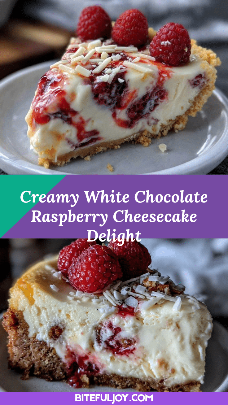 creamy white chocolate raspberry cheesecake recipe
