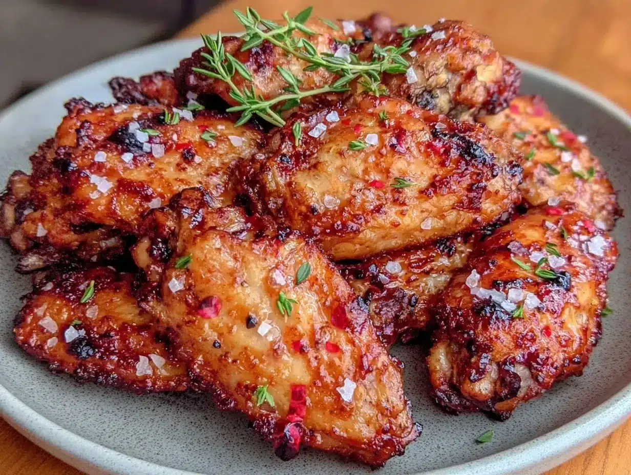 crispy air fryer chicken wings preparation steps