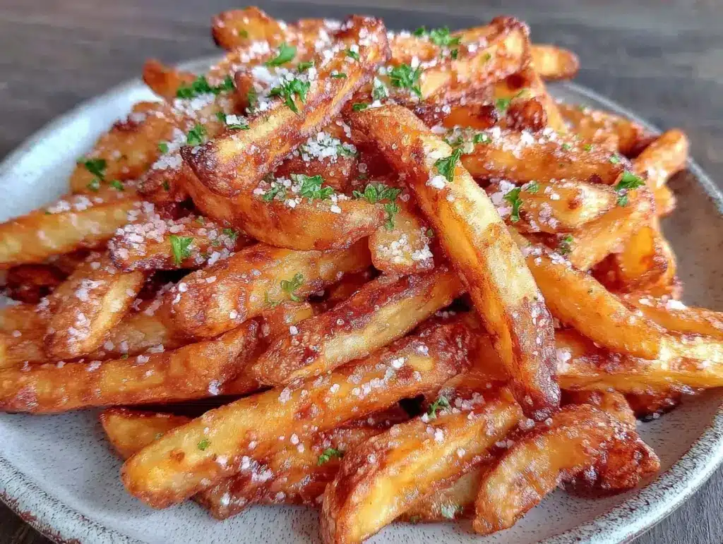 crispy air fryer french fries - featured image