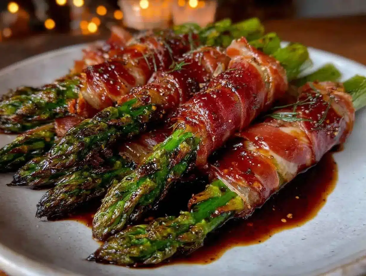 crispy asparagus and prosciutto bundles preparation steps