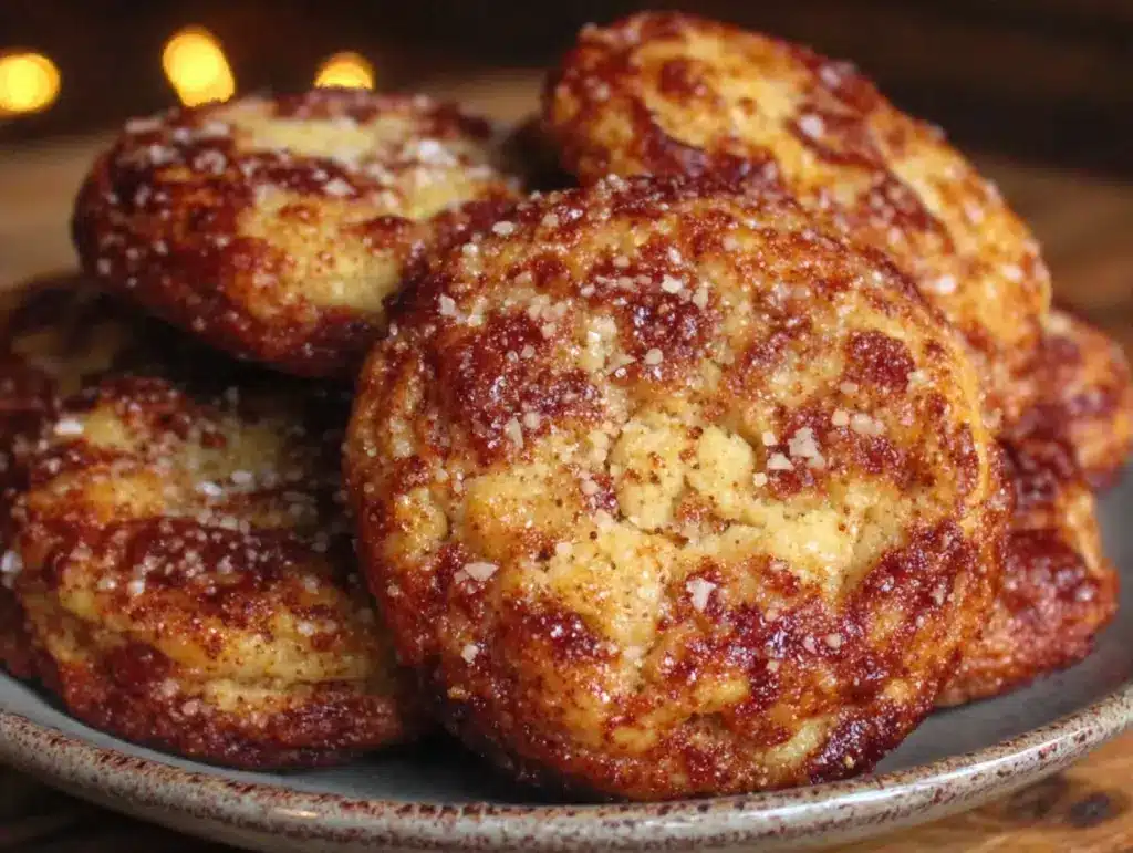 crispy brown butter cardamom cookies - featured image