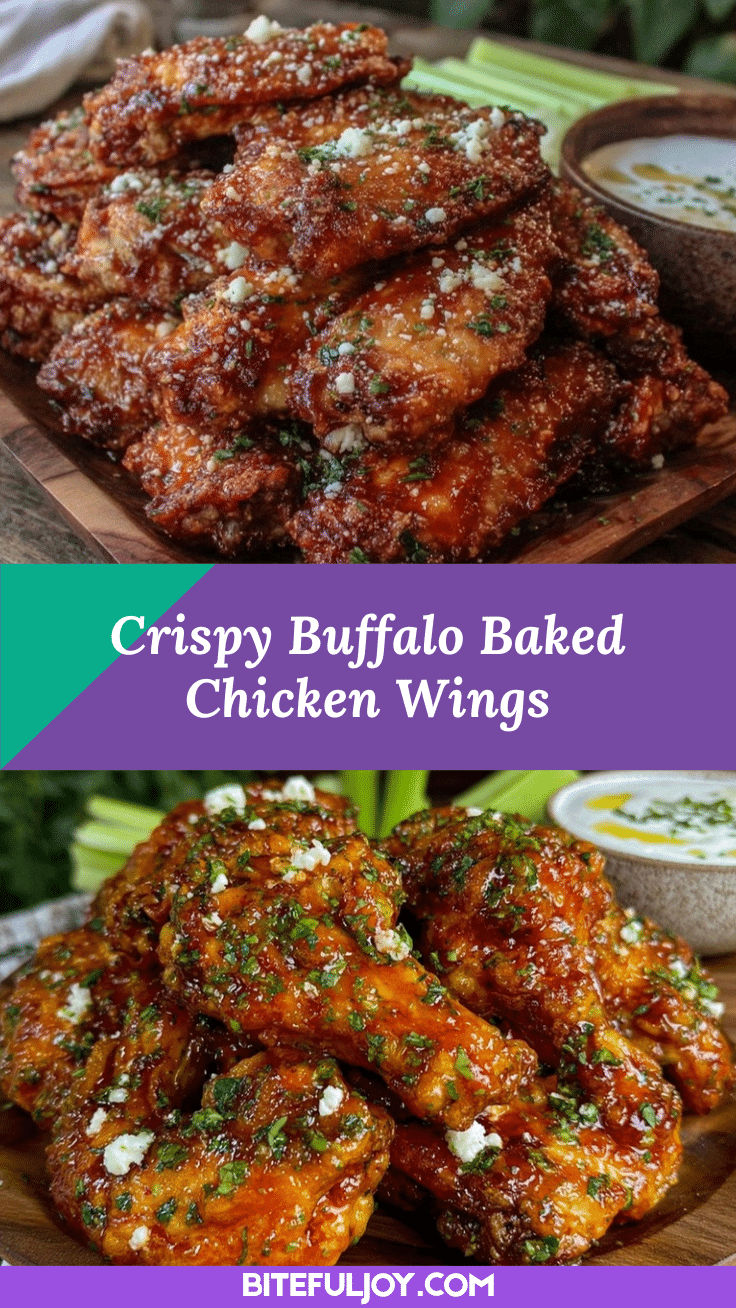 crispy buffalo baked chicken wings recipe
