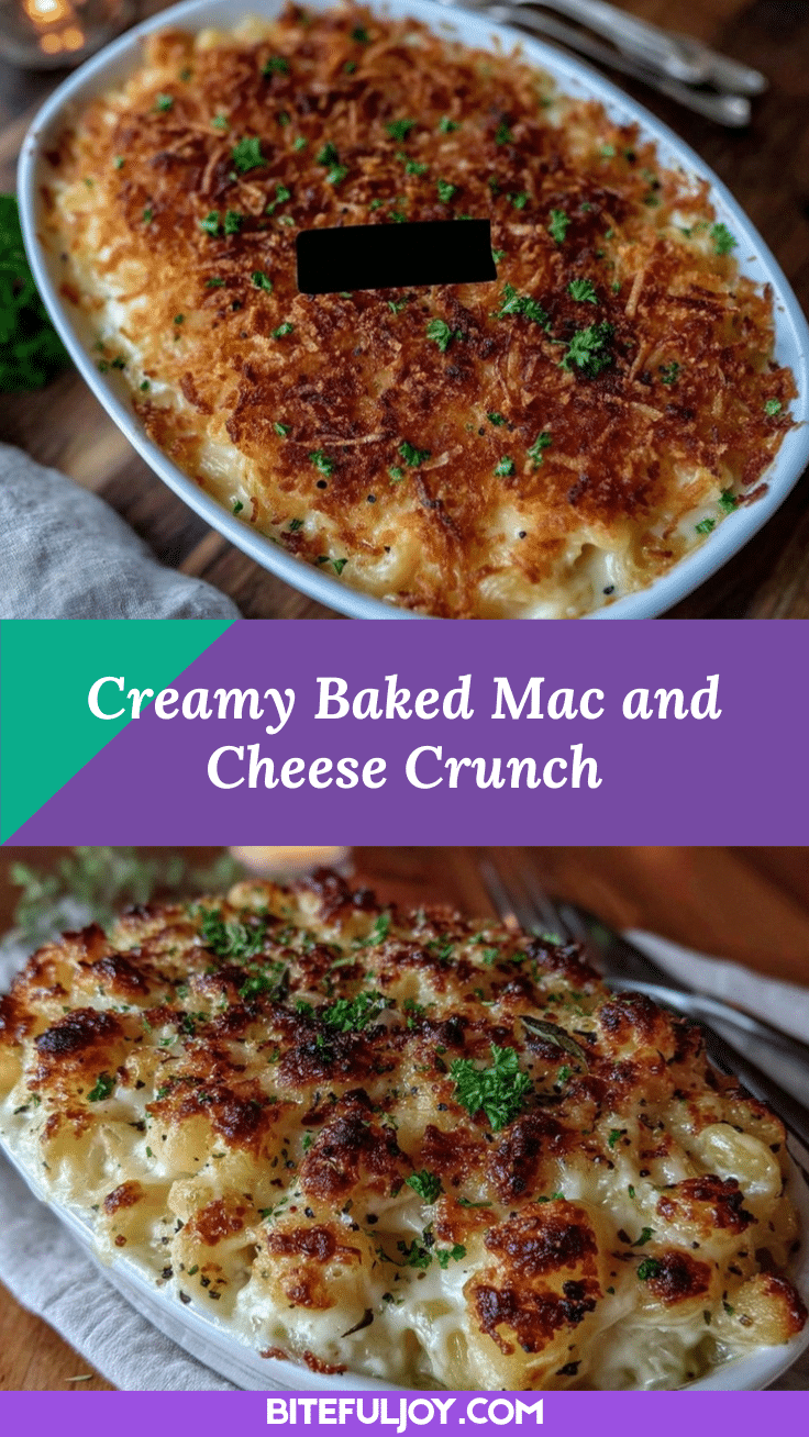 crispy creamy baked mac and cheese recipe