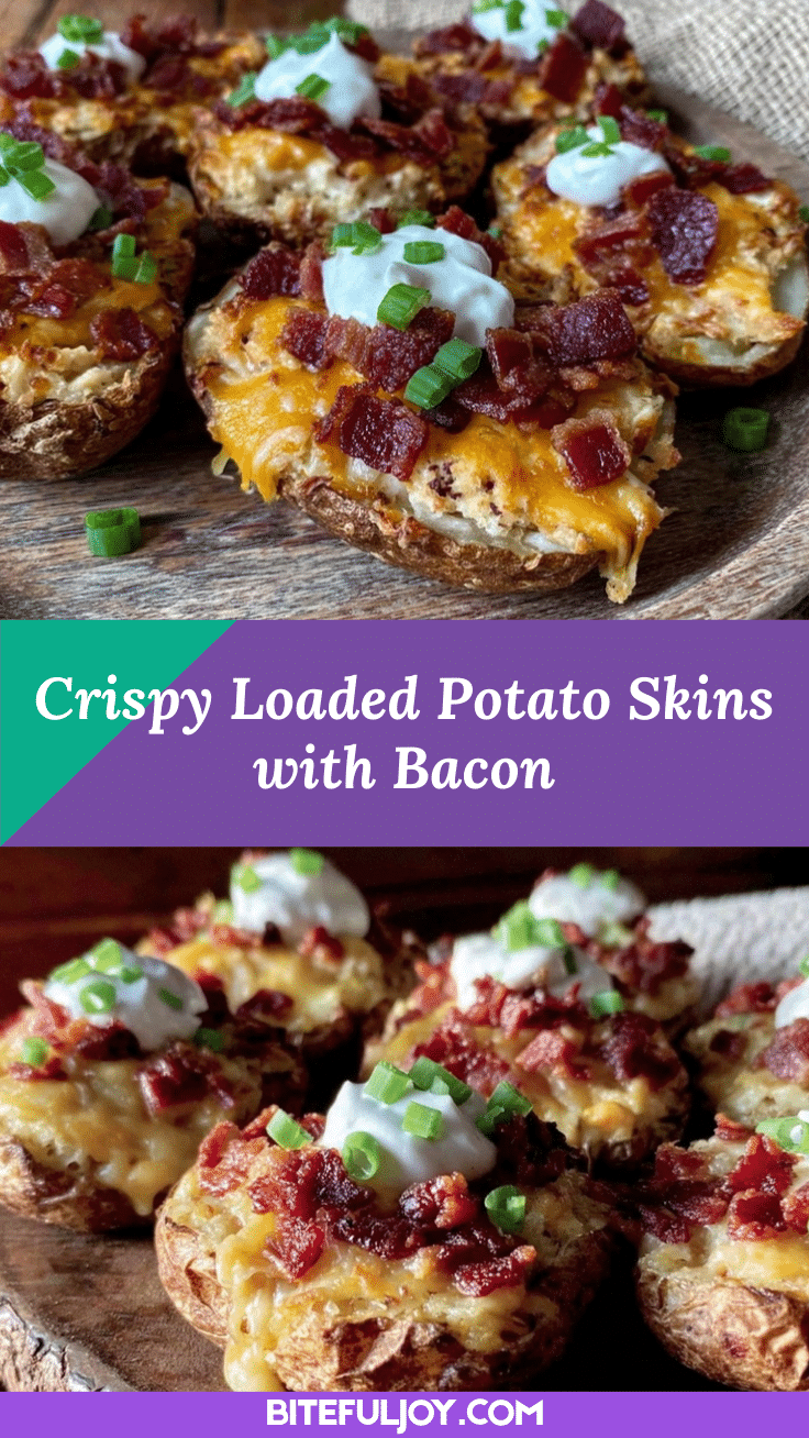 crispy loaded potato skins recipe
