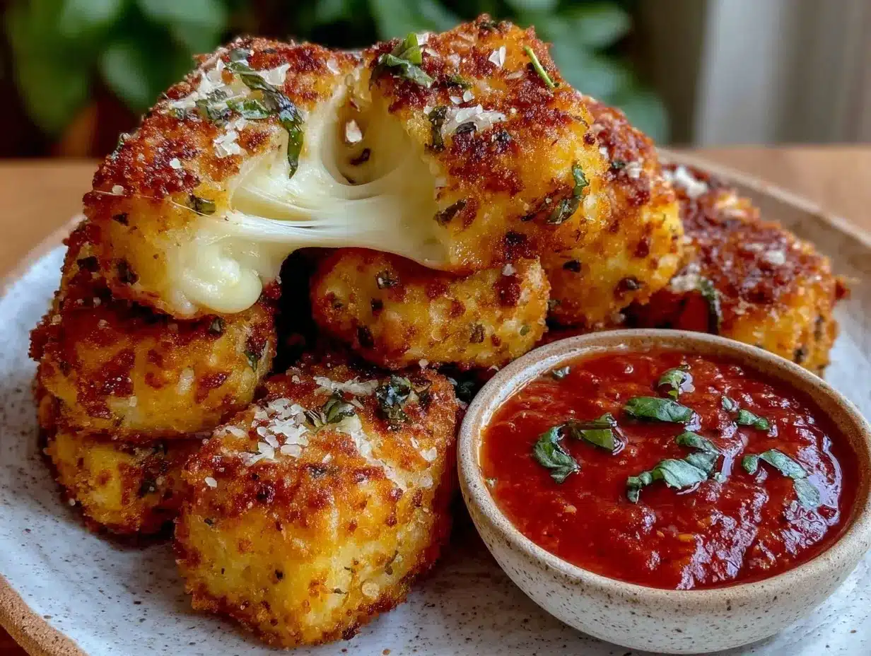 crispy mozzarella sticks recipe preparation steps