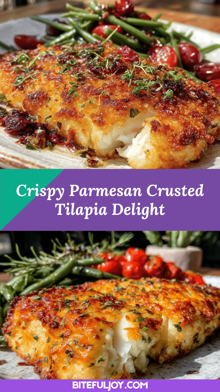 crispy parmesan crusted tilapia recipe