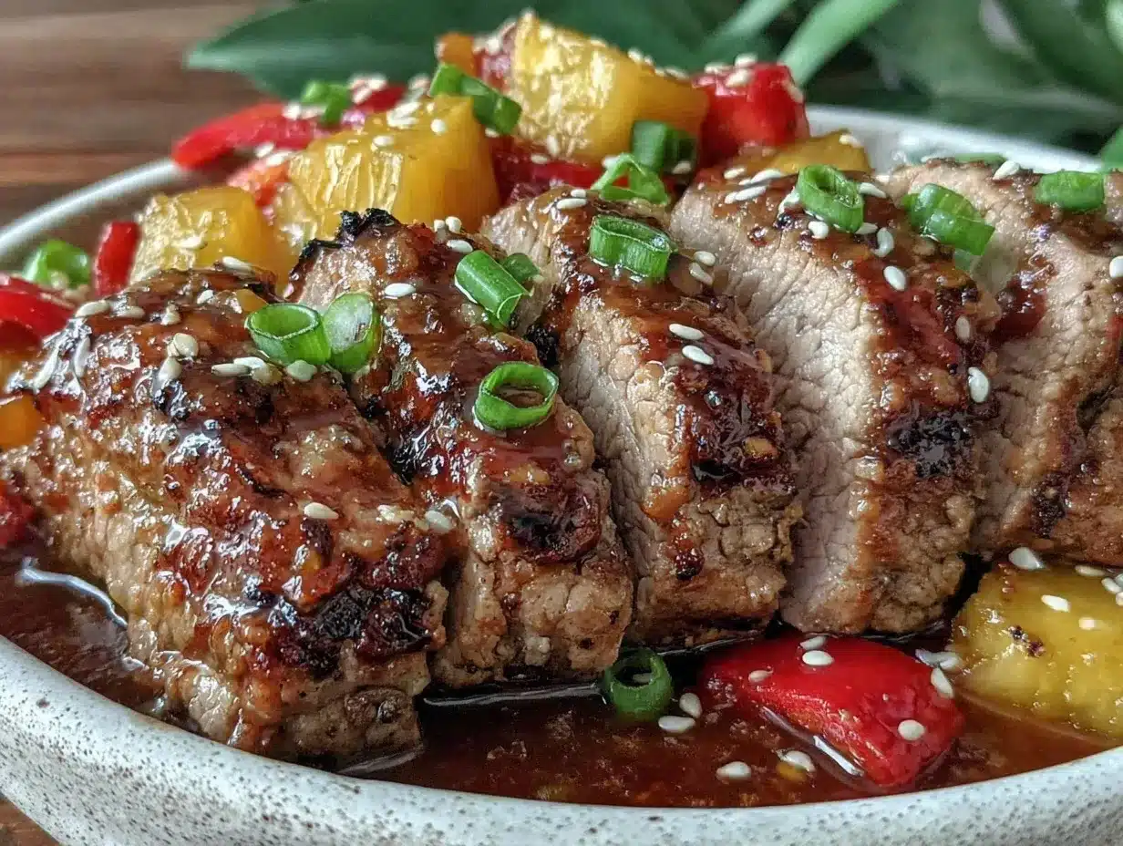 crockpot Hawaiian pork tenderloin preparation steps
