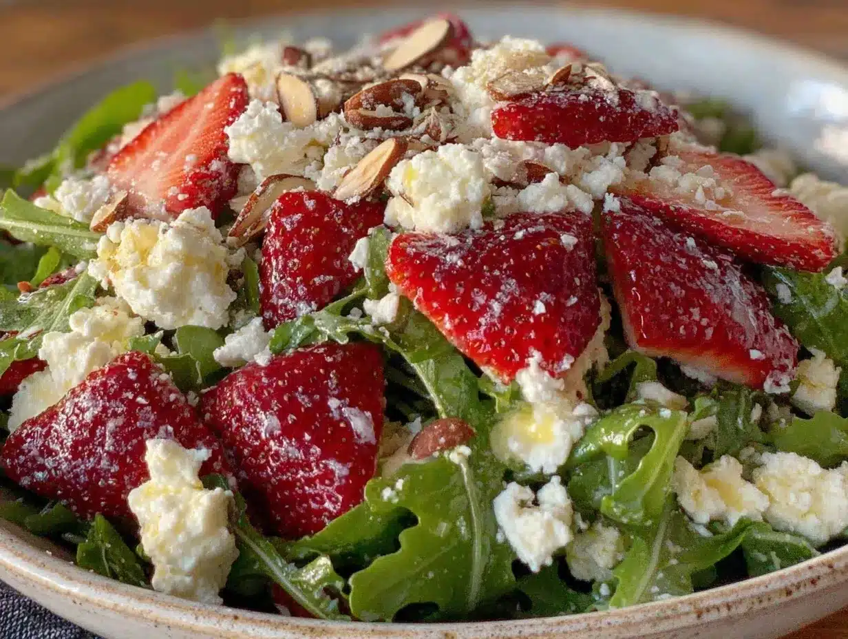 fresh arugula salad preparation steps