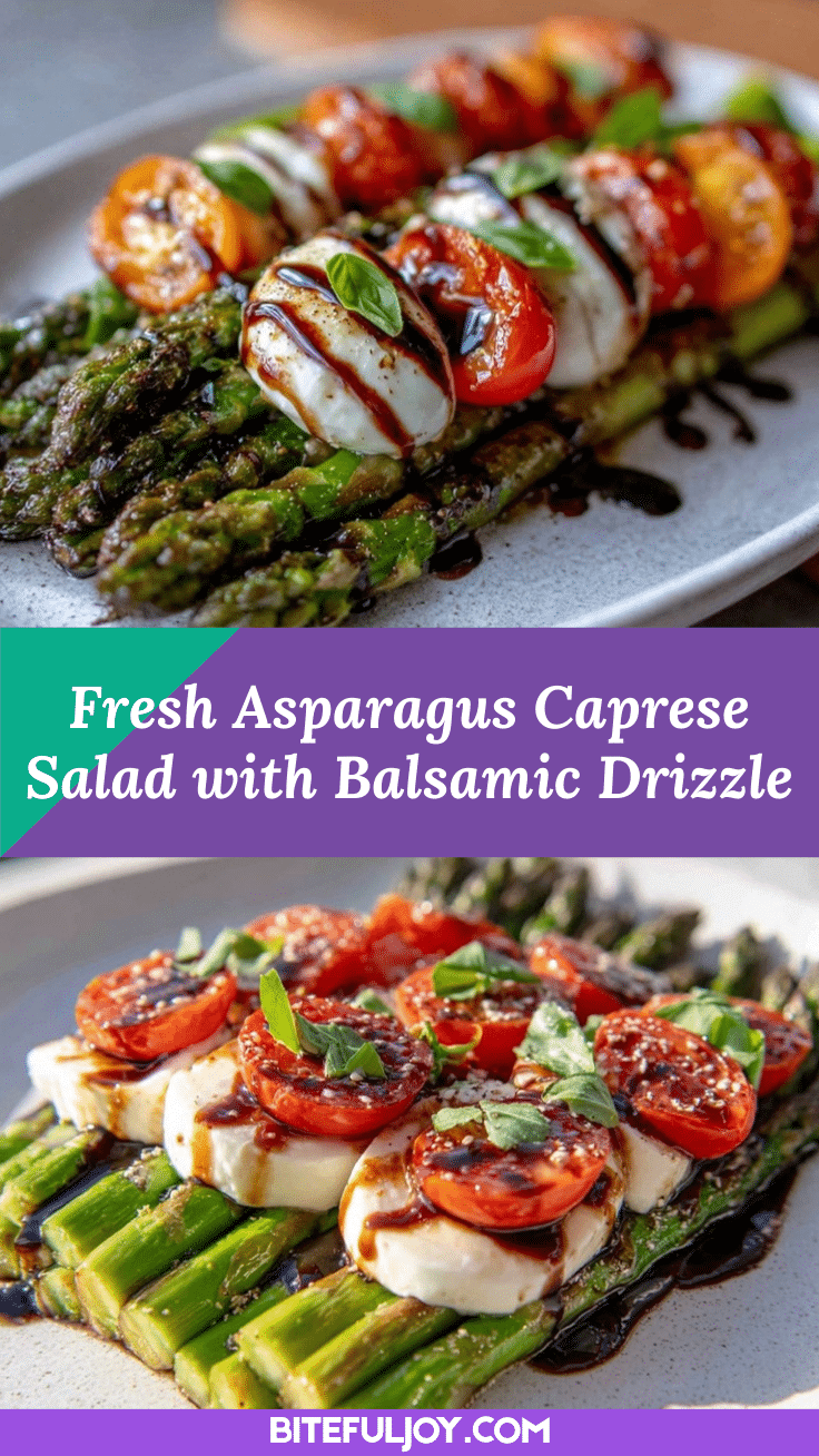 Fresh Asparagus Caprese Salad recipe