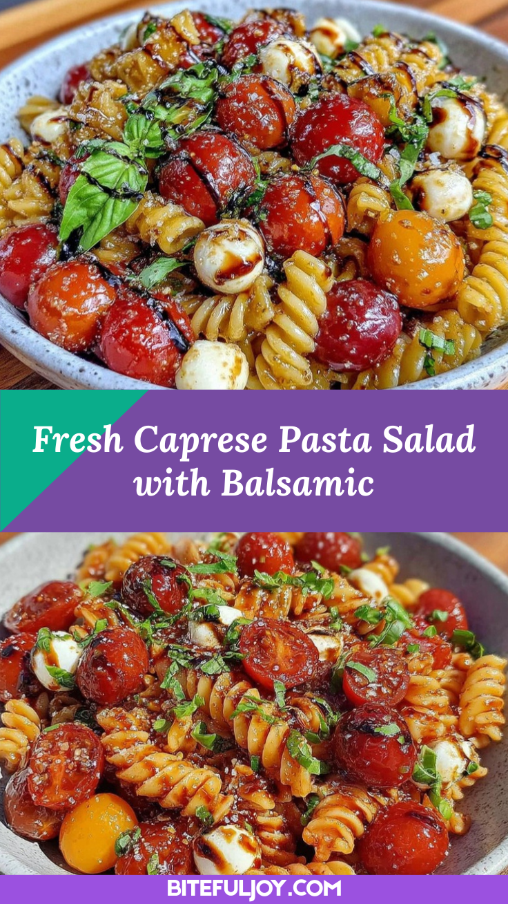 fresh caprese pasta salad recipe