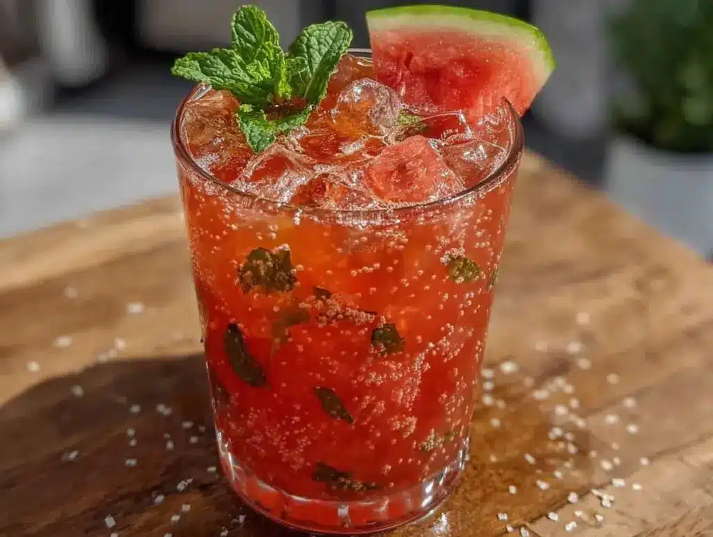 fresh watermelon mint agua fresca - featured image