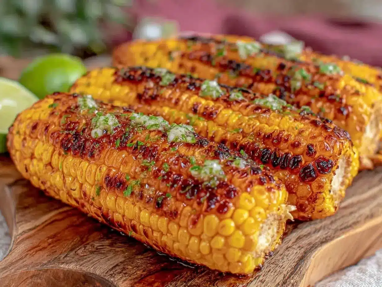 grilled corn on the cob preparation steps