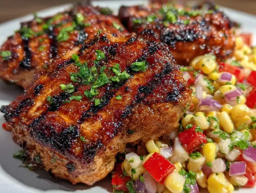 grilled honey lime chicken - featured image