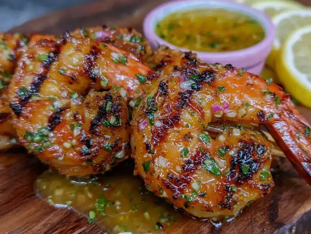 grilled shrimp skewers - featured image