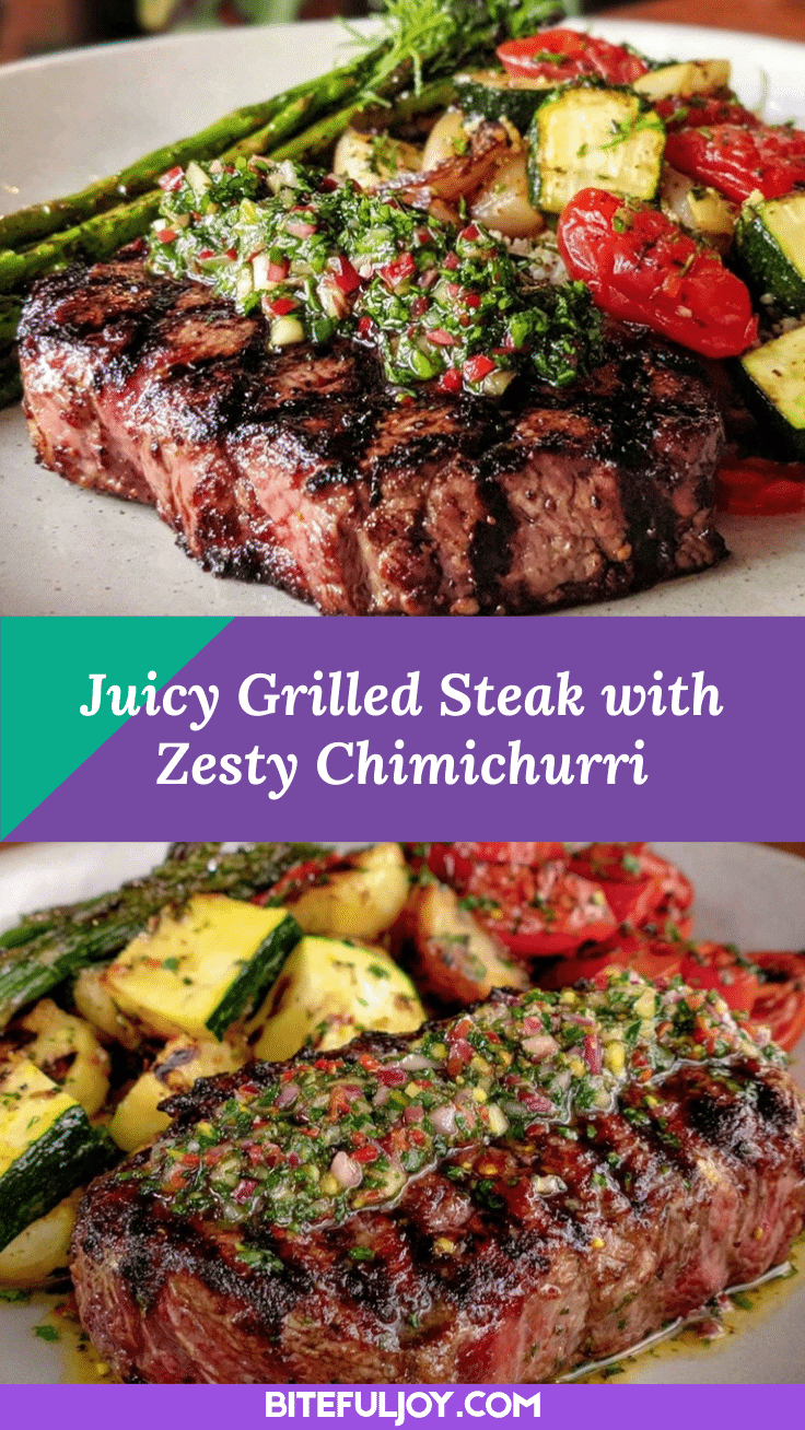 grilled steak with chimichurri recipe