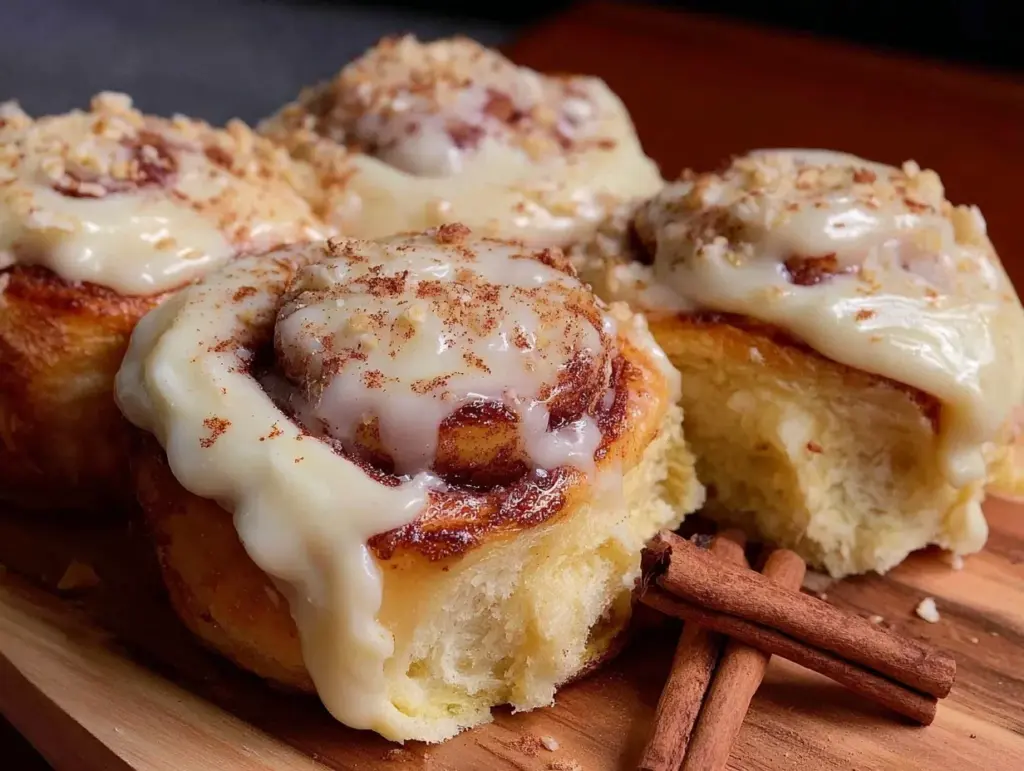 heart-shaped cinnamon rolls - featured image