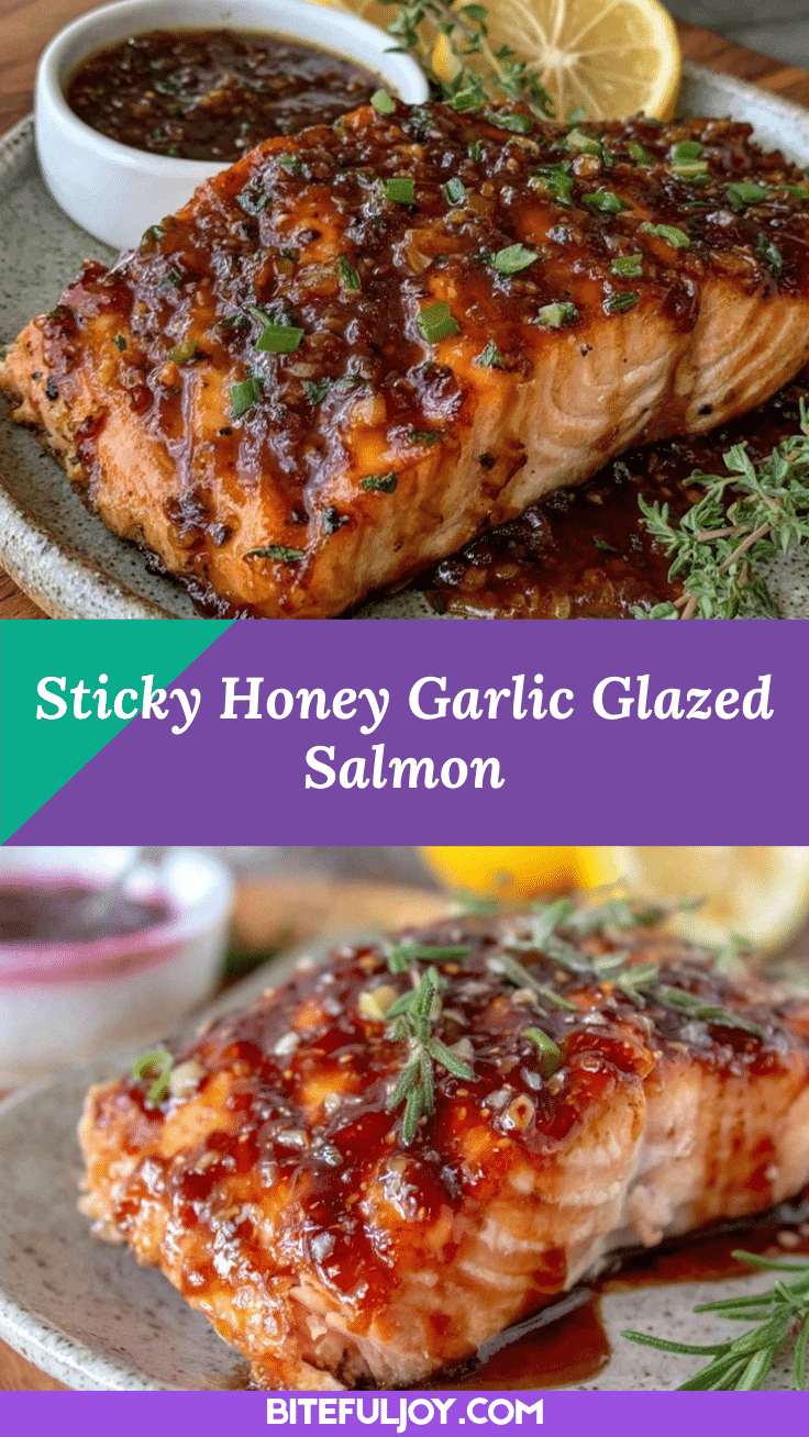 honey garlic glazed salmon recipe