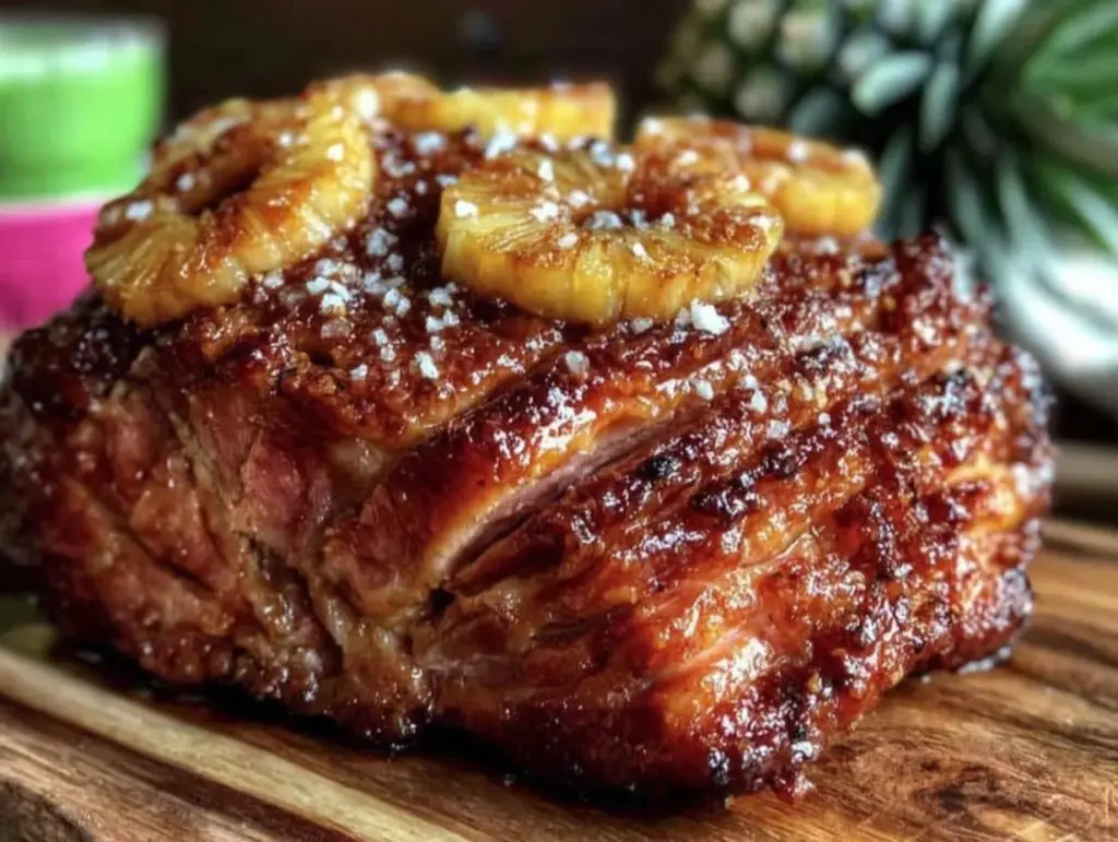 honey glazed ham recipe - featured image