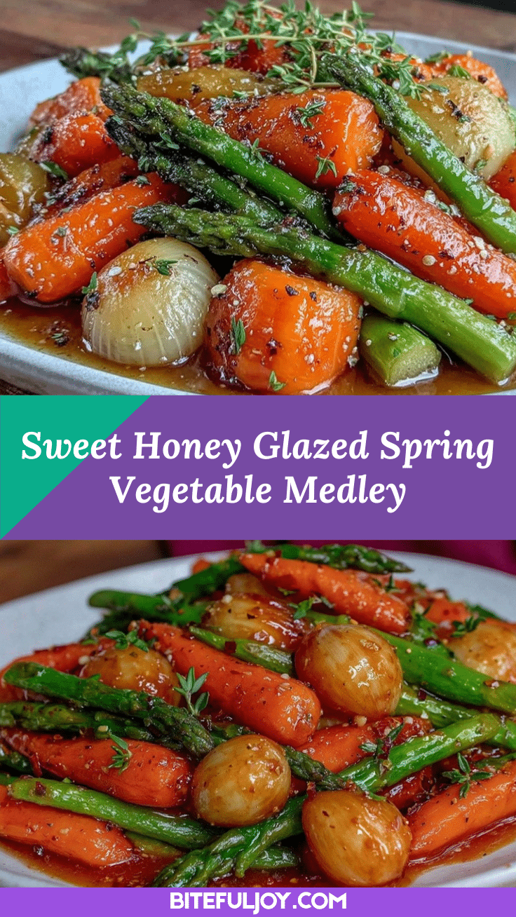 honey glazed spring vegetable medley recipe
