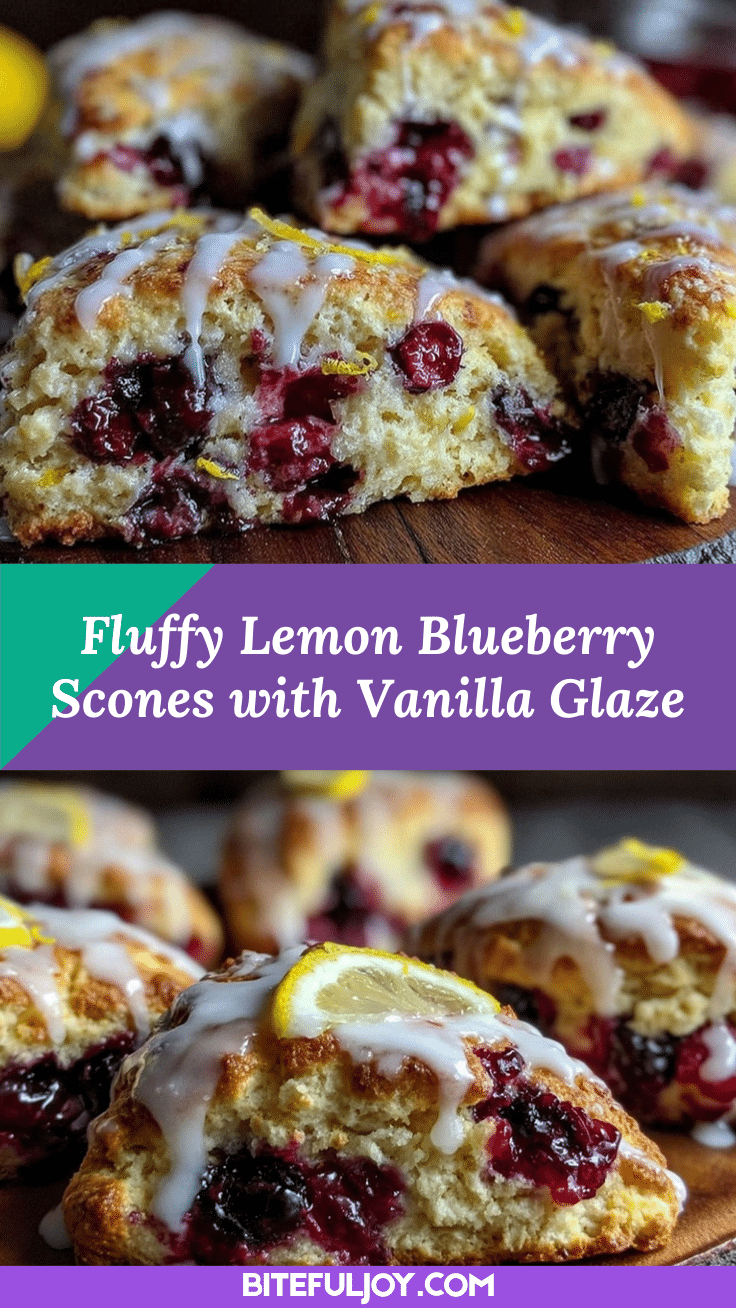 lemon blueberry scones recipe