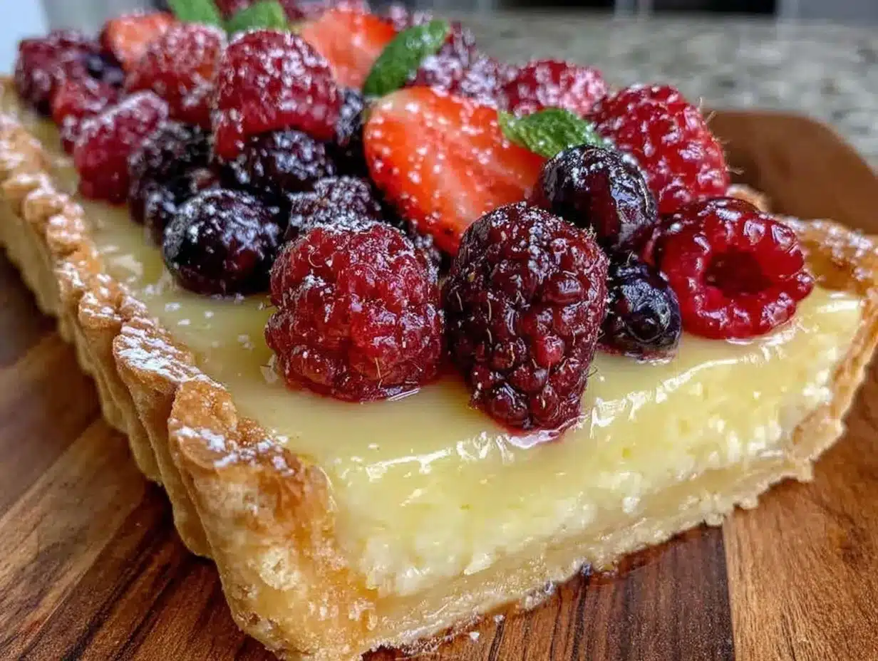 lemon curd tart preparation steps