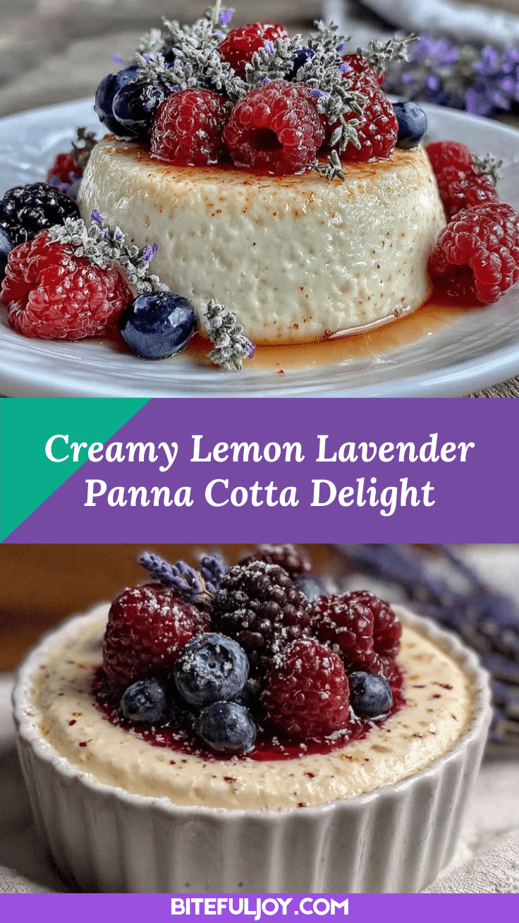 lemon lavender panna cotta recipe