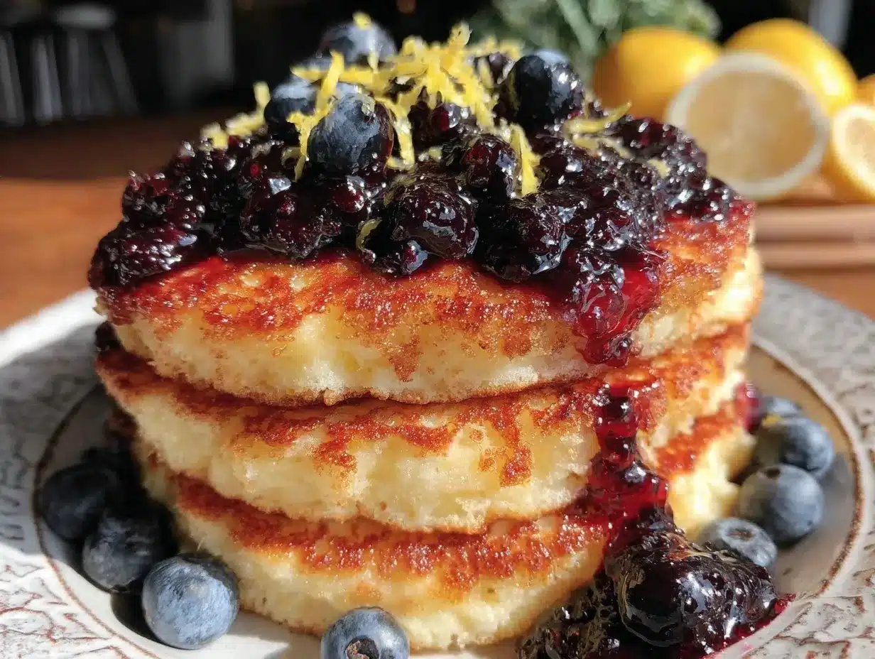 lemon ricotta pancakes preparation steps