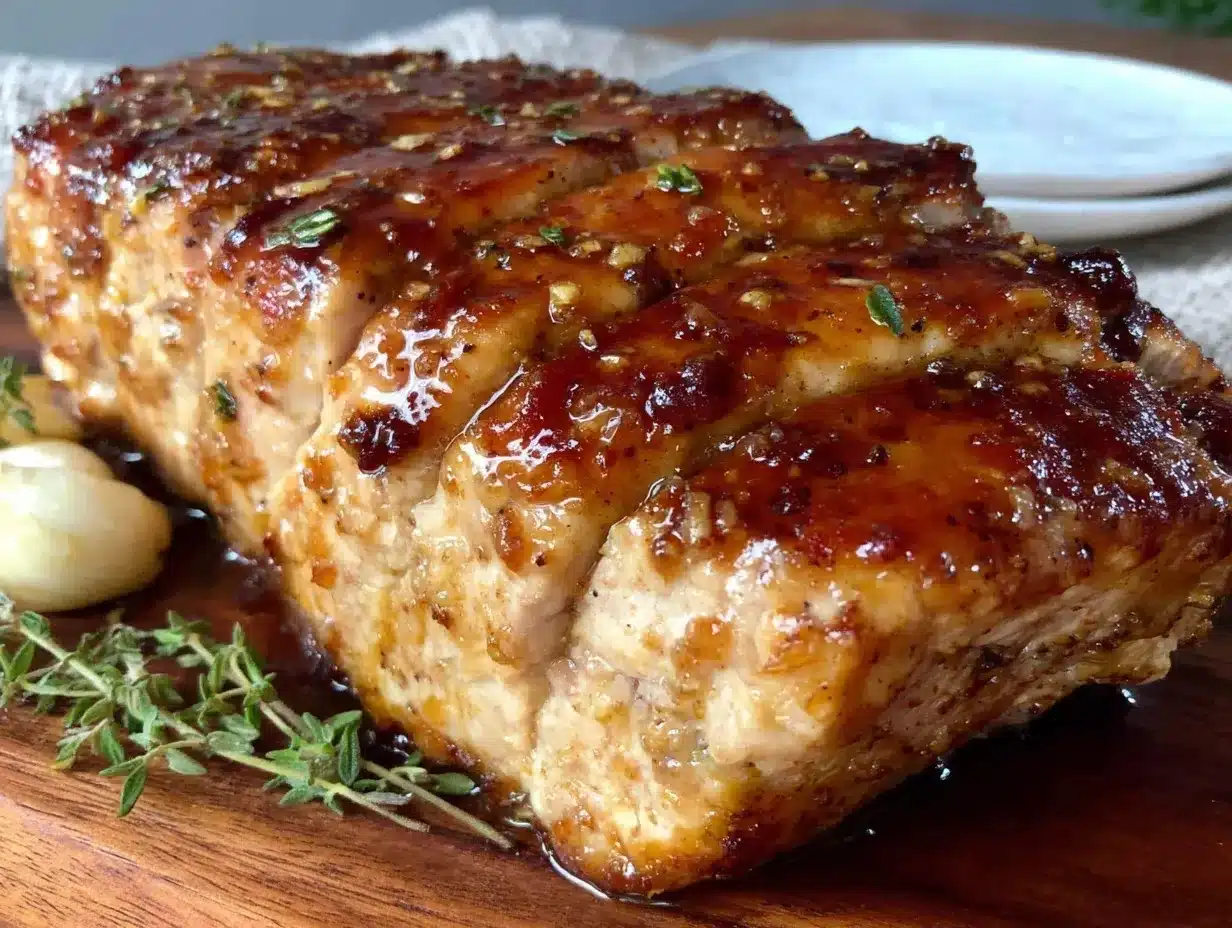 maple dijon pork loin roast preparation steps